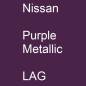 Preview: Nissan, Purple Metallic, LAG.